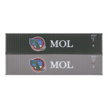 Dapol 40ft Container Set (2) MOL OO Gauge DA4F-028-160