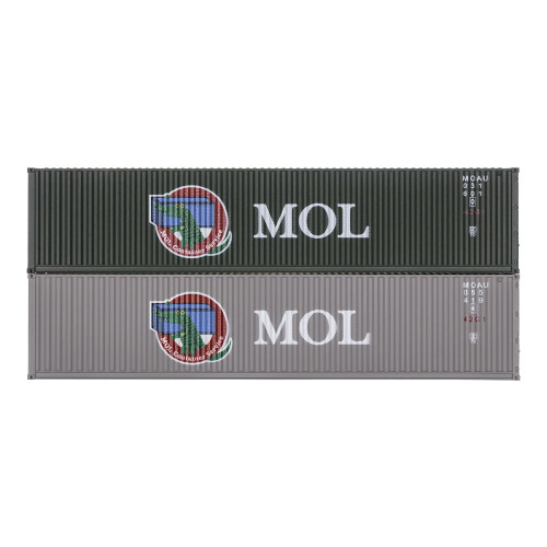 Dapol 40ft Container Set (2) MOL OO Gauge DA4F-028-160