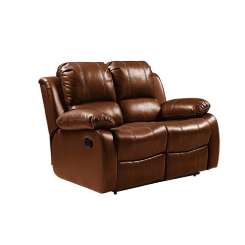 Valencia Tan Leather Recliner 2+1 Seater Sofa Set 1