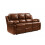Valencia Tan Leather Recliner 3+1 Seater Sofa Set 2