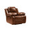 Valencia Tan Leather Recliner 3+1 Seater Sofa Set 3