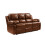 Valencia Tan Leather Recliner 3+2 Seater Sofa Set 3