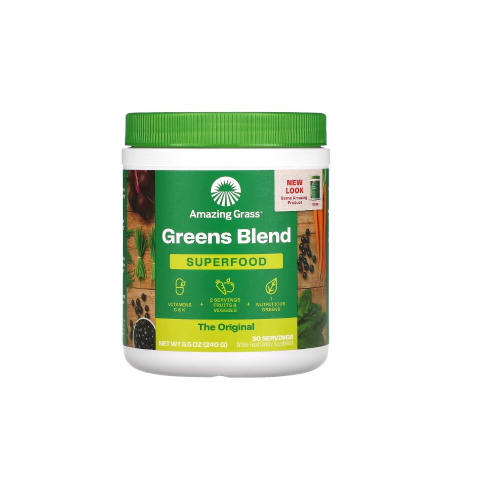 Amazing Grass, Greens Blend, Superfood, The Original, 8.5 oz (240 g)