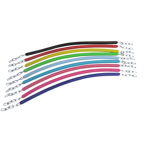 (Green) Rubber Coated Stable Stall Chain without Hooks 2