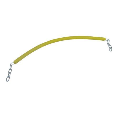 (Yellow) Rubber Coated Stable Stall Chain without Hooks