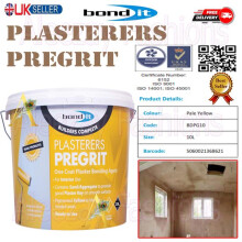 Bond It Plasterers Pregrit Internal Plaster Yellow Grip Coat- 10L