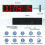CHKOSDA Digital Wall Clock, Oversize Led Digital Clock with Auto Dimmer, Huge Countdown Timer with Remote Control 8