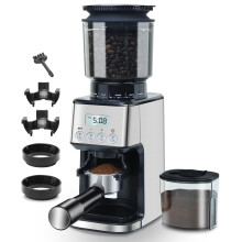 Homtone Coffee Grinder Electric Conical Burr, Adjustable Coffee Grinder with 51 Precise Settings, 12 Cup Anti-Static