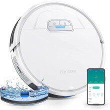 HONITURE Robot Vacuum Cleaner with Mop, 4000Pa Strong Suction, Robotic Vacuums with Carpet Booster, Wi-Fi/APP/Alexa/Remote, 7.6-in Ultra Thin, Ideal