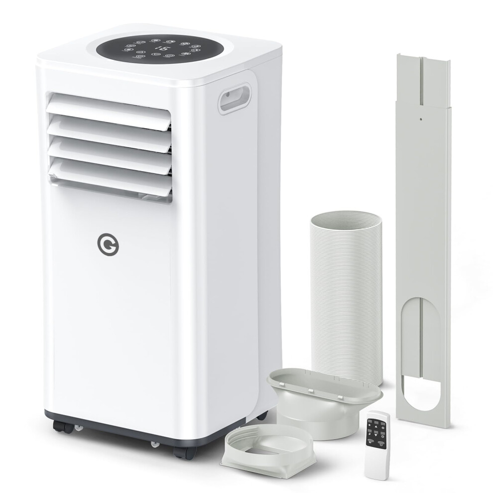 Air Conditioning Unit Portable Air Conditioner 9000 BTU 4-in-1 Dehumidifier, Cooling Fan with 2 Speeds, Digital Display