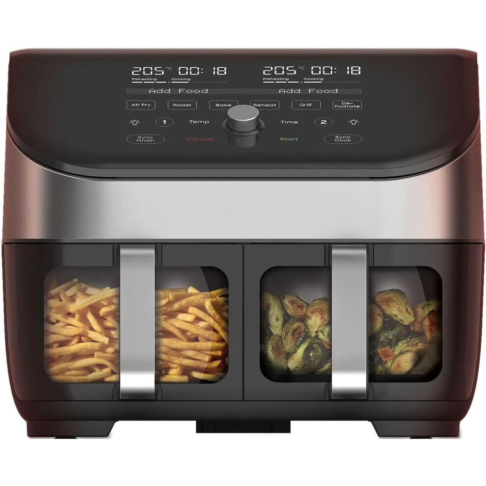 Instant Gifts Instant Vortex Plus Dual Air Fryer With Large Double Air Frying Drawers And 8 Smart Programmes - Bake, Roast, Grill - Image 2
