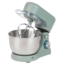 Batedeira Progress EK5234PTEAL Go Bake - Batedeira eléctrica grande com taça de 4 litros em aço inoxidável, 8 velocidades e função de pulsação