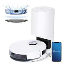 ECOVACS DEEBOT N10+ robotstofzuiger met mop 4300Pa (auto-leegstation, 300 min, 4300 m²