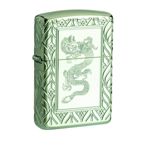 Zippo Accendino Elegante con Design Drago - Zippo 2019N