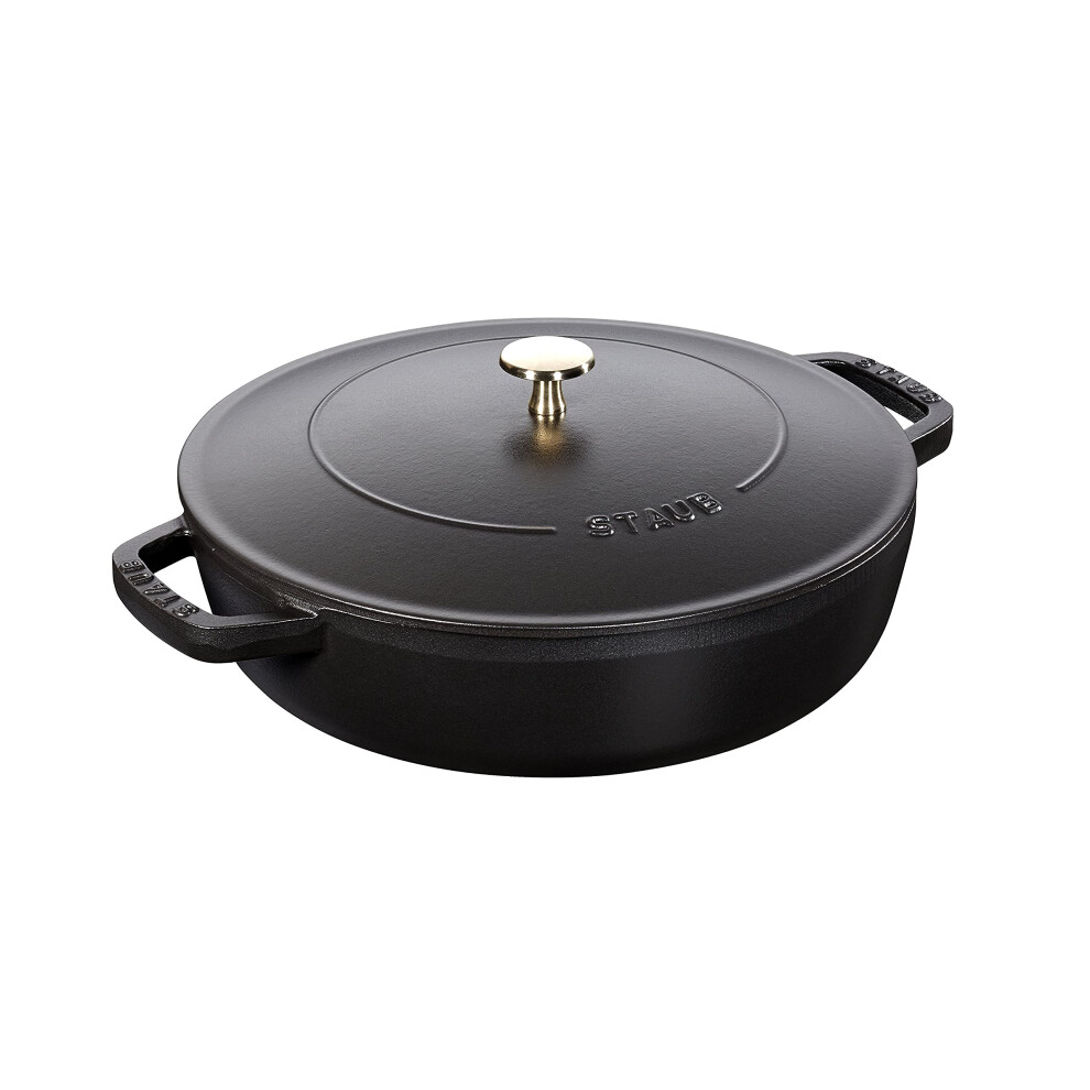 STAUB Cast Iron Chistera, Black, 24 cm