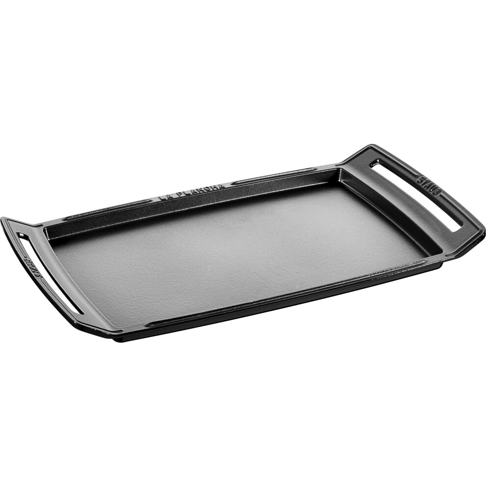 STAUB, 40509-340-0 Le Plancha Rectangular, Cast Iron, Black, 47 cm