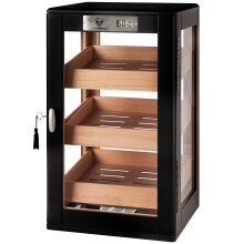 GERMANUS Humidor Cabinet 22 with Humidifier and Hygrometer
