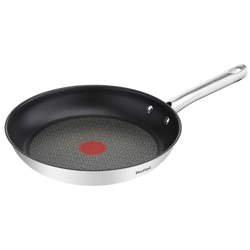Tefal A70408 Duetto Sealed Stainless Steel Frying Pan For Induction 32 Cm