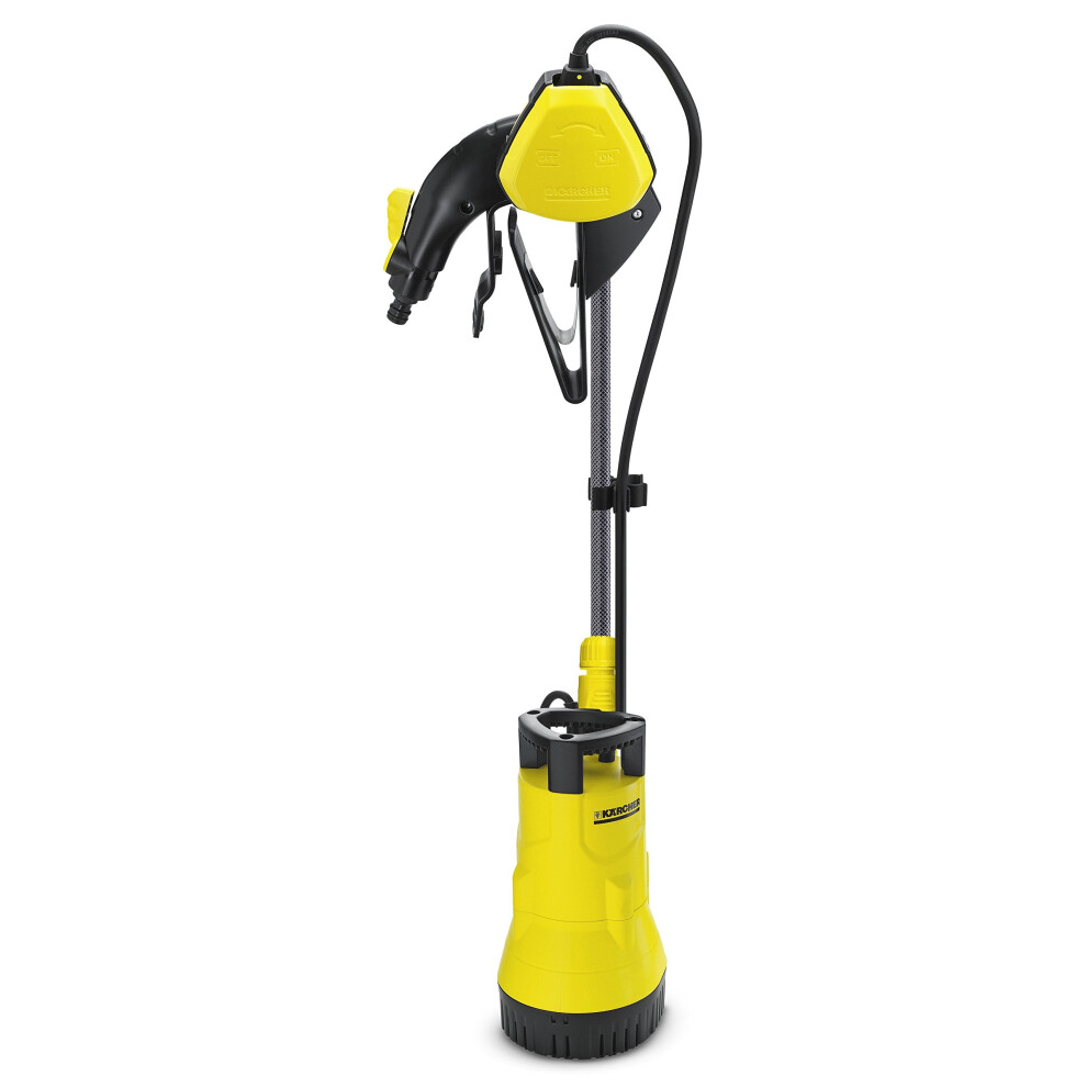 KÃ¤rcher Single Plastic Barrel Pump BP 1 Barrel (Irrigation with Rainwater, 400 Watt, 3800 l/h), Yellow