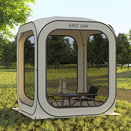 Screen House Room 6 x 6 Ft, υπαίθρια σκηνή με στέγαστρο για βεράντες, στιγμιαία Pop Up σκηνή 2