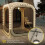 Screen House Room 6 x 6 Ft, υπαίθρια σκηνή με στέγαστρο για βεράντες, στιγμιαία Pop Up σκηνή 4