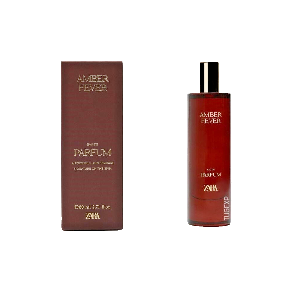 Zara Amber Fever 80Ml 2.71 Oz Women Edp Brand New Sealed Box
