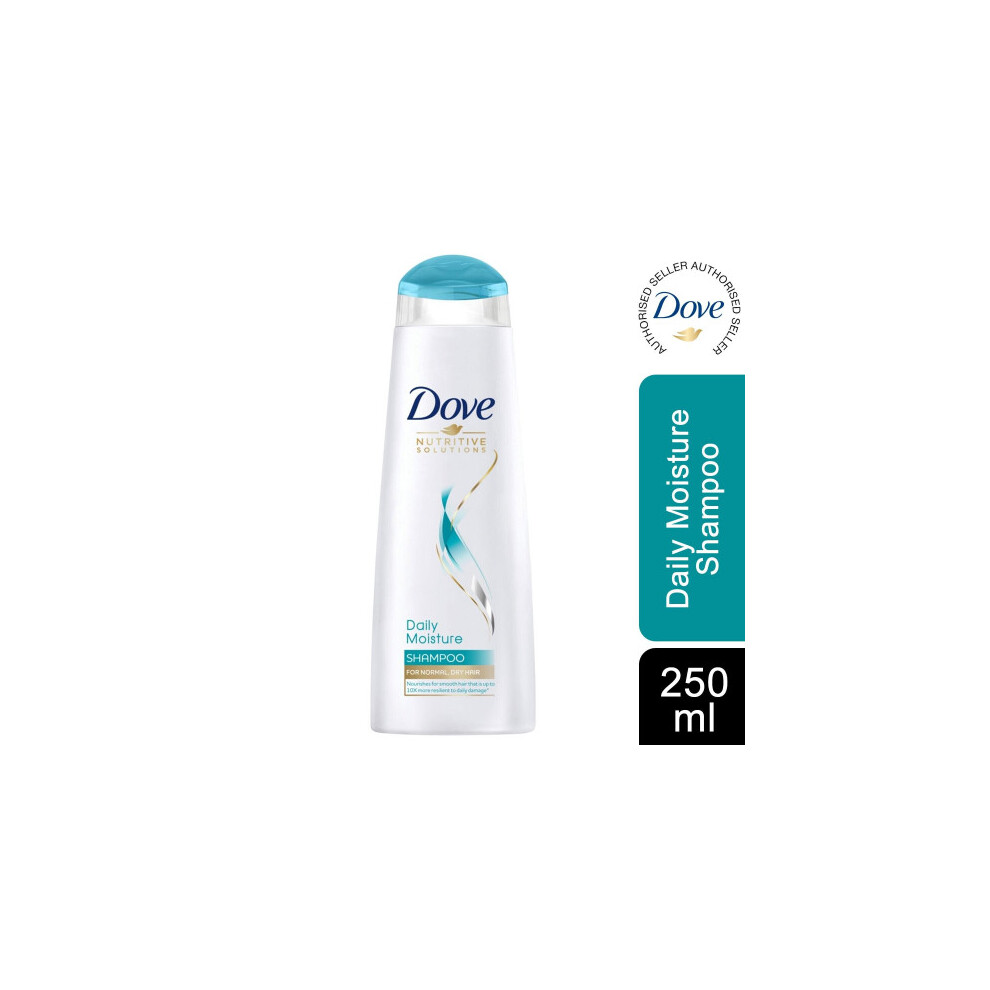 Dove Daily Moisture Shampoo-250Ml & Conditioner-200Ml For Dry Hair
