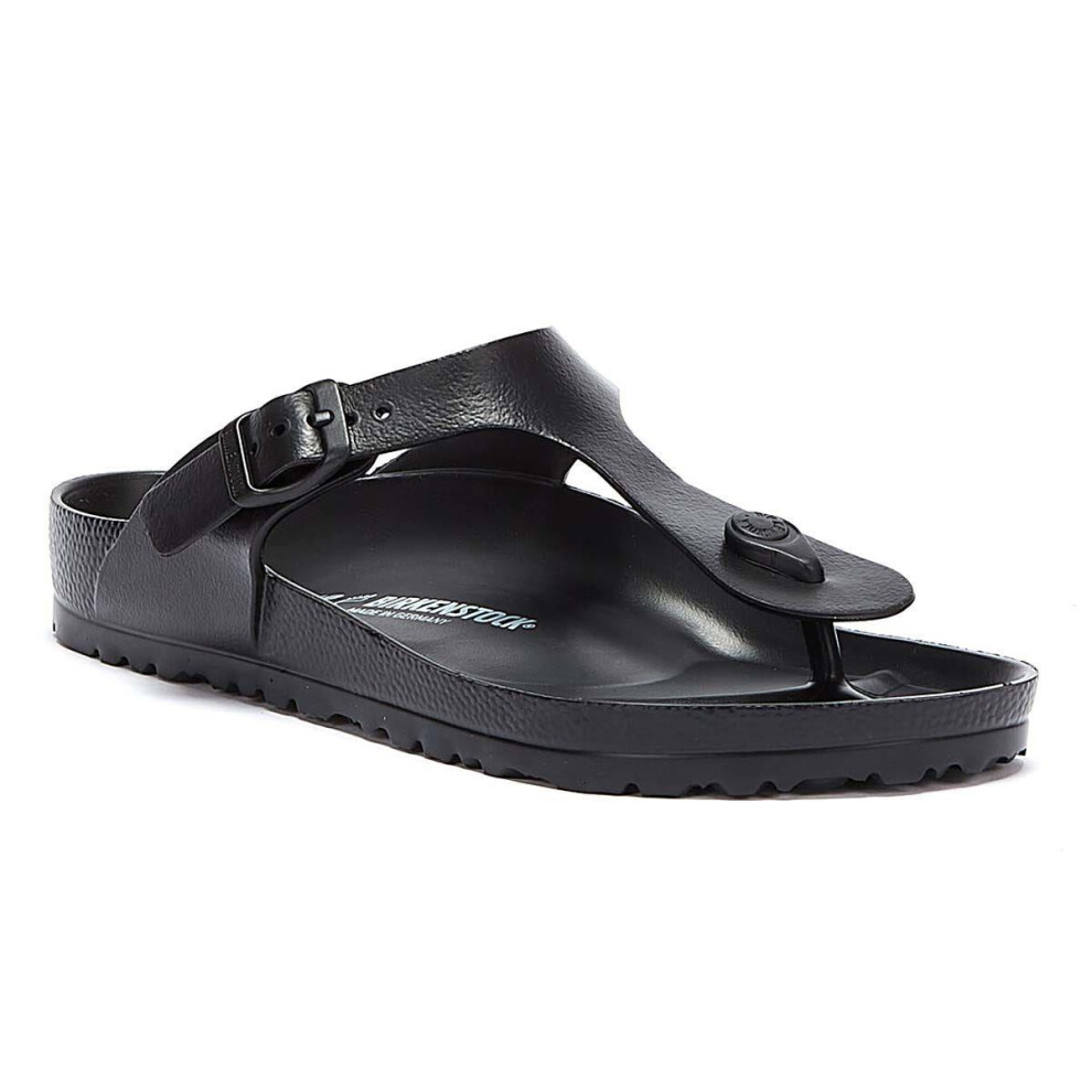 (Black, 9 (Adults')) Birkenstock Gizeh EVA Black Sandals