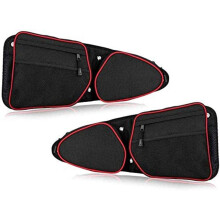 2Pcs UTV Side Door Bag for Polaris RZR, UTV Front Door Side Storage Bag Set with Knee Pad for 2014-2019 RZR XP4 1000,2014-2019 XP1000,RZR Turbo