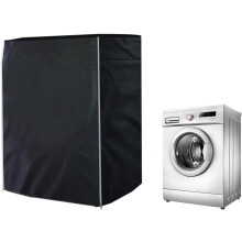 (23.4x21.4x33.1in) Washing Machine Cover Sunscreen Dustproof Waterproof Washer Cover Front-Loading Washer/Dryer Cover