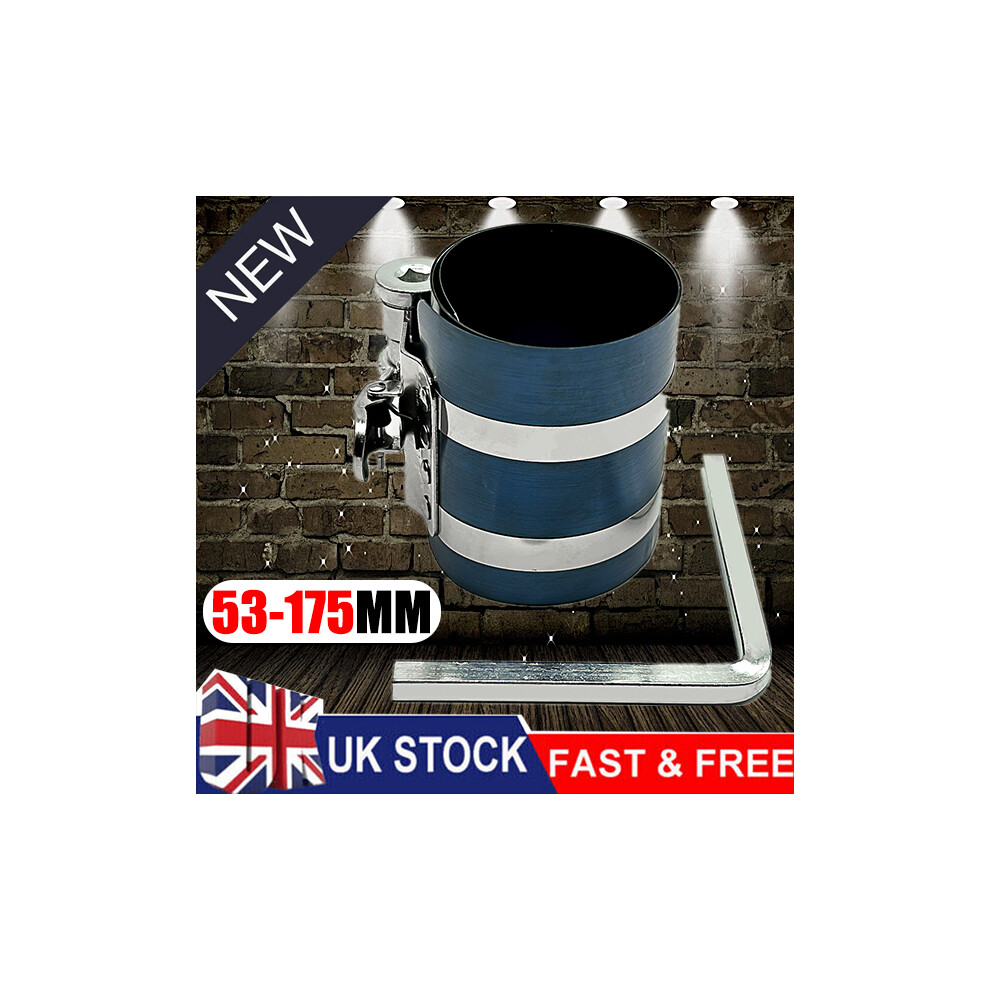 Piston Ring Compressor 53-175Mm Engine Ratchet Type Installer Tool Set 468917794021