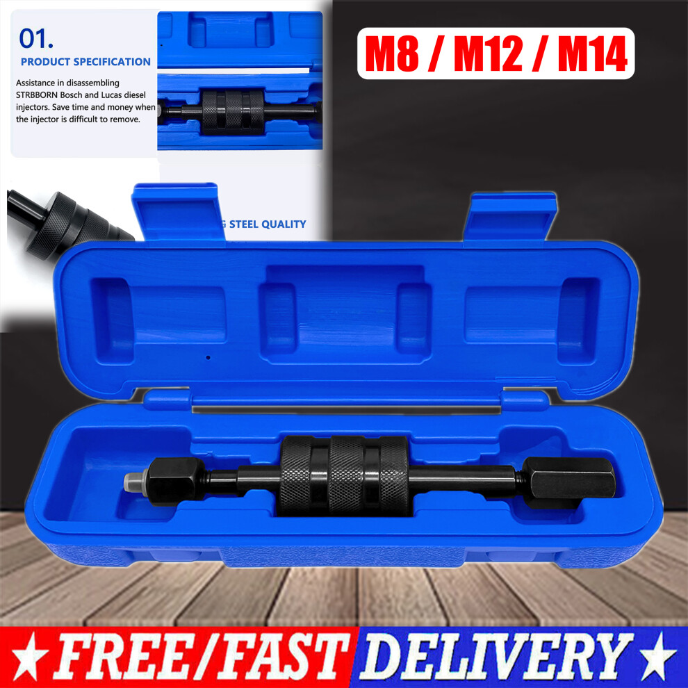 Profession Slide Hammer Thread Adaptor Diesel Injector Extractor Puller 862447927506