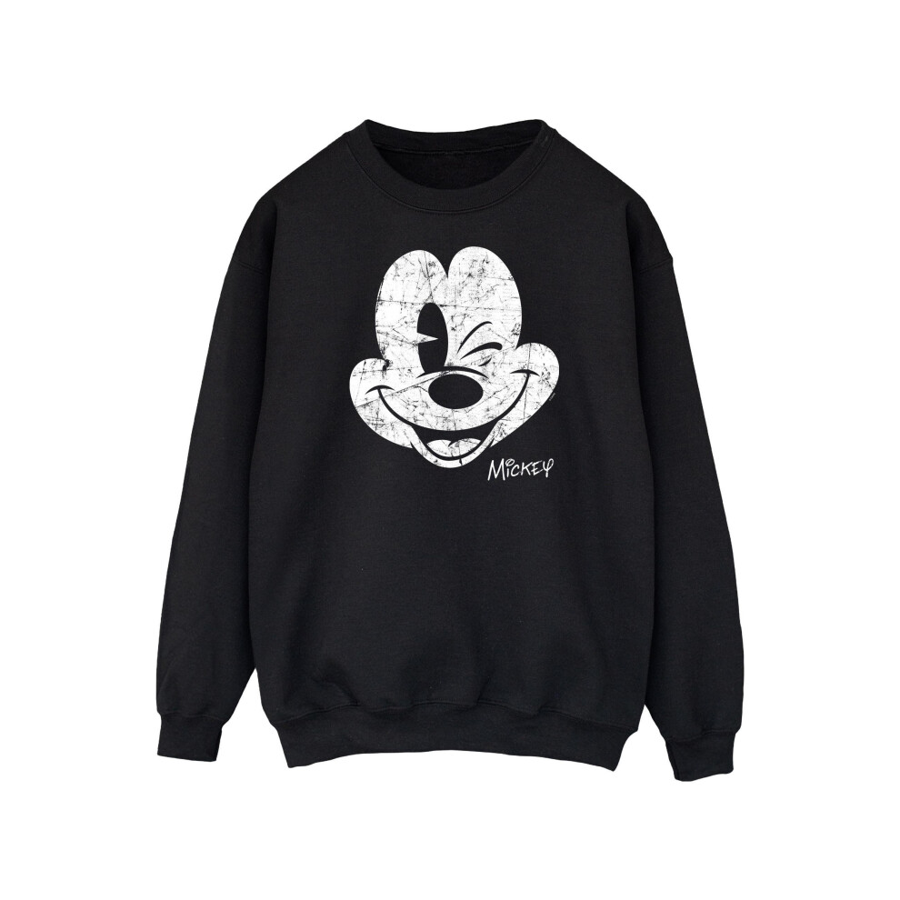 Mickey Mouse Face Sweatshirt