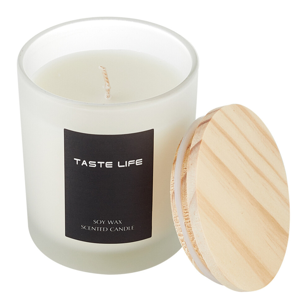 (Sweet Mountain Spring) Handmade Soy Wax Scented Candle in Frosted Glass Jar-image-OPC-PF52VMV-NEW