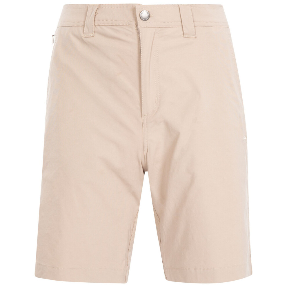 (L, Oatmilk) Trespass Mens Runnel Cargo Shorts