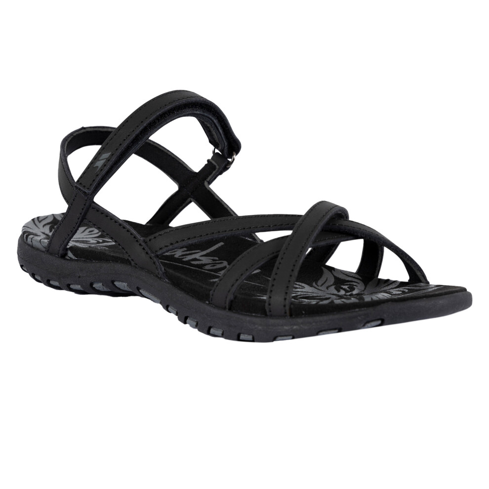(7 UK, Black) Trespass Womens/Ladies Kimbra Sandals