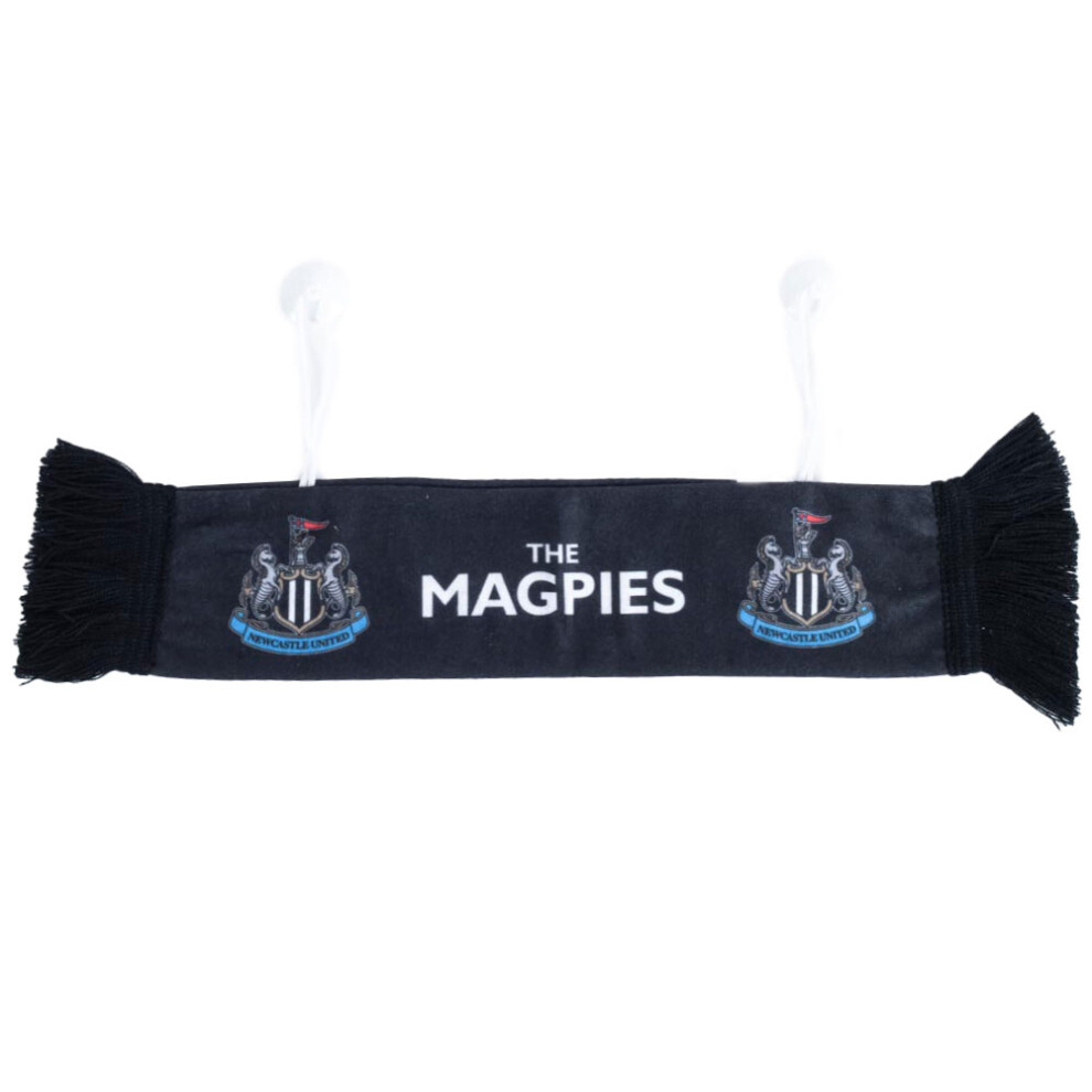 Official Newcastle United FC the magpies design mini hanging scarf