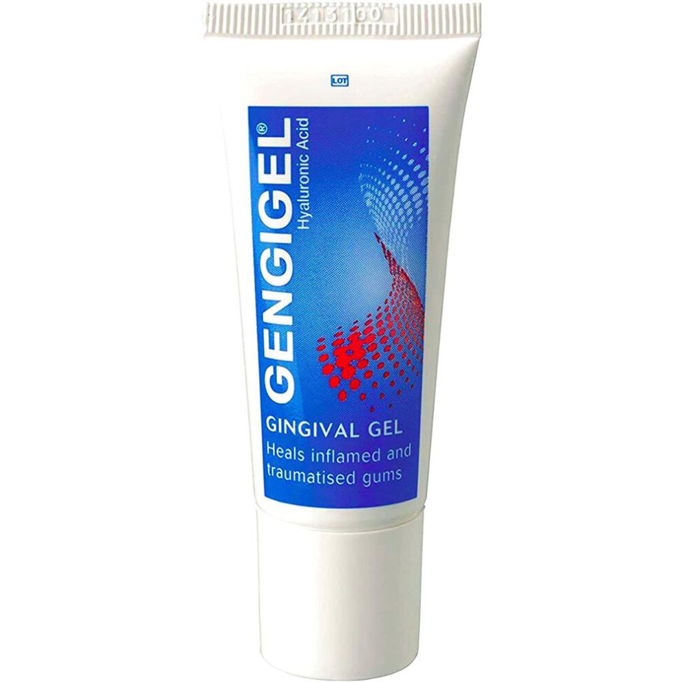 Gengigel Gingival Gel, Natural Healing And Hydration, Reduces Swelling And Pain, Calms Irritation, 20ml
