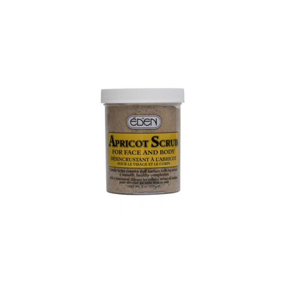 Eden Apricot Face & Body Scrub For Removing blackheads & Dark Spots - 227g