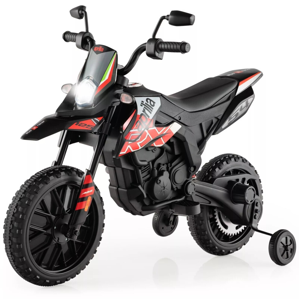 Kids Electric Motorbike 12V Aprilia Licensed Battery Ride Motorcycle