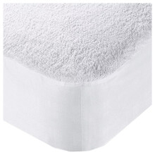 (Single Mattress Protector) White Waterproof Mattress Protectors Terry Towel