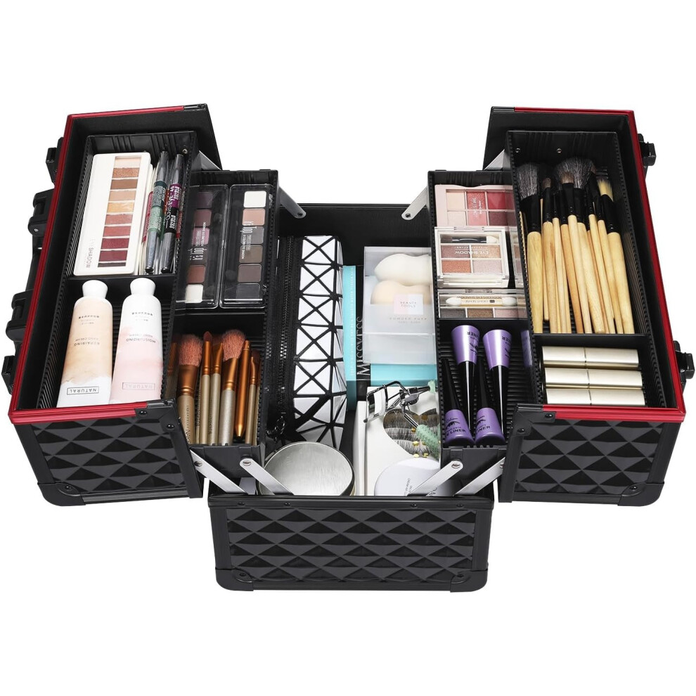 black---red--makeup-box-with-4-trays-cosmetic-case-jewellery