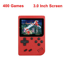 (3.0 Red) Portable Retro Mini Video Game Console 8-Bit Handheld Game Player Built-in 500 games AV Out Game Console Gameboy videojuego