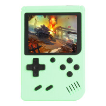 (Green) Retro Portable Mini Handheld Video Game Console 8 Bit 3.0 Inch Color LCD Kids Color Game Player Built in 500 Games