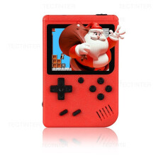 (Red) 2.4inch Mini Video Game Console Built in 500 Games Retro Portable Console Handheld Game Player AV Output For Kids Gift Game Boy