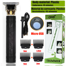 (OHS X1 Dragon) Dragon Vintage Cordless Professional Hair Clippers Electric Trimmers For Men Clipper hair cutting machine Shaver