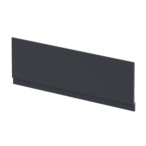 Balterley 1800mm Bath MDF Front Panel & Plinth - Soft Black 2