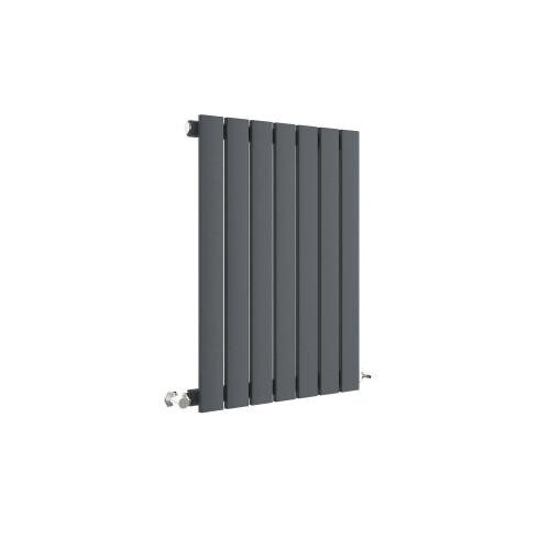 Balterley Square Horizontal Single Panel Radiator - 600mm x 412mm - 952 BTU - Anthracite 2