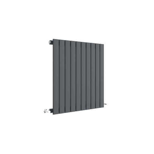 Balterley Square Horizontal Single Panel Radiator - 600mm x 586mm - 1361 BTU - Anthracite 2