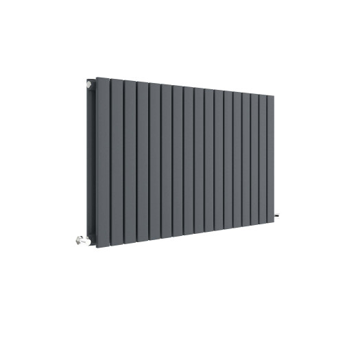 Balterley Square Horizontal Double Panel Radiator - 600mm x 992mm - 3519 BTU - Anthracite 2